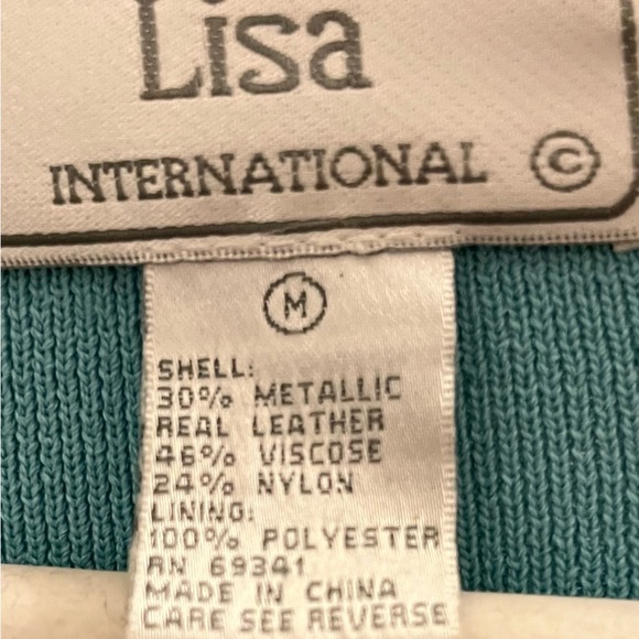 Leather and nylon/polyester jacket - Picture 3 of 3